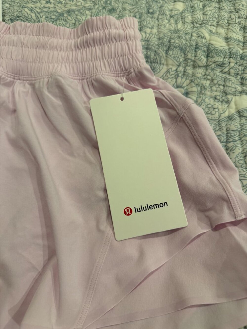 Shake It Out High-Rise Running Short 2.5" Color: Pink Organza Size XS NWT - Picture 6 of 10